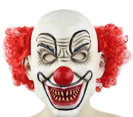 Clown Scary Halloween Face Mask - Preppy Kids (Grand Bazaar)