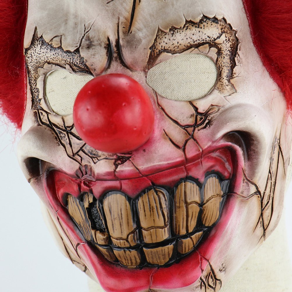 Horror Demon Clown Halloween Face Mask - Preppy Kids (Grand Bazaar)