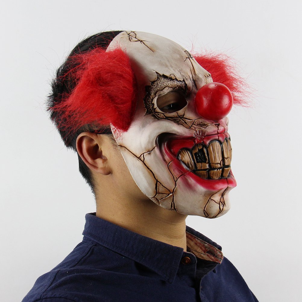 Horror Demon Clown Halloween Face Mask - Preppy Kids (Grand Bazaar)
