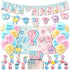 Backdrop included,Baby Shower / Gender Reveal Party Decoration Package Boy or Girl - Preppy Kids (Grand Bazaar)