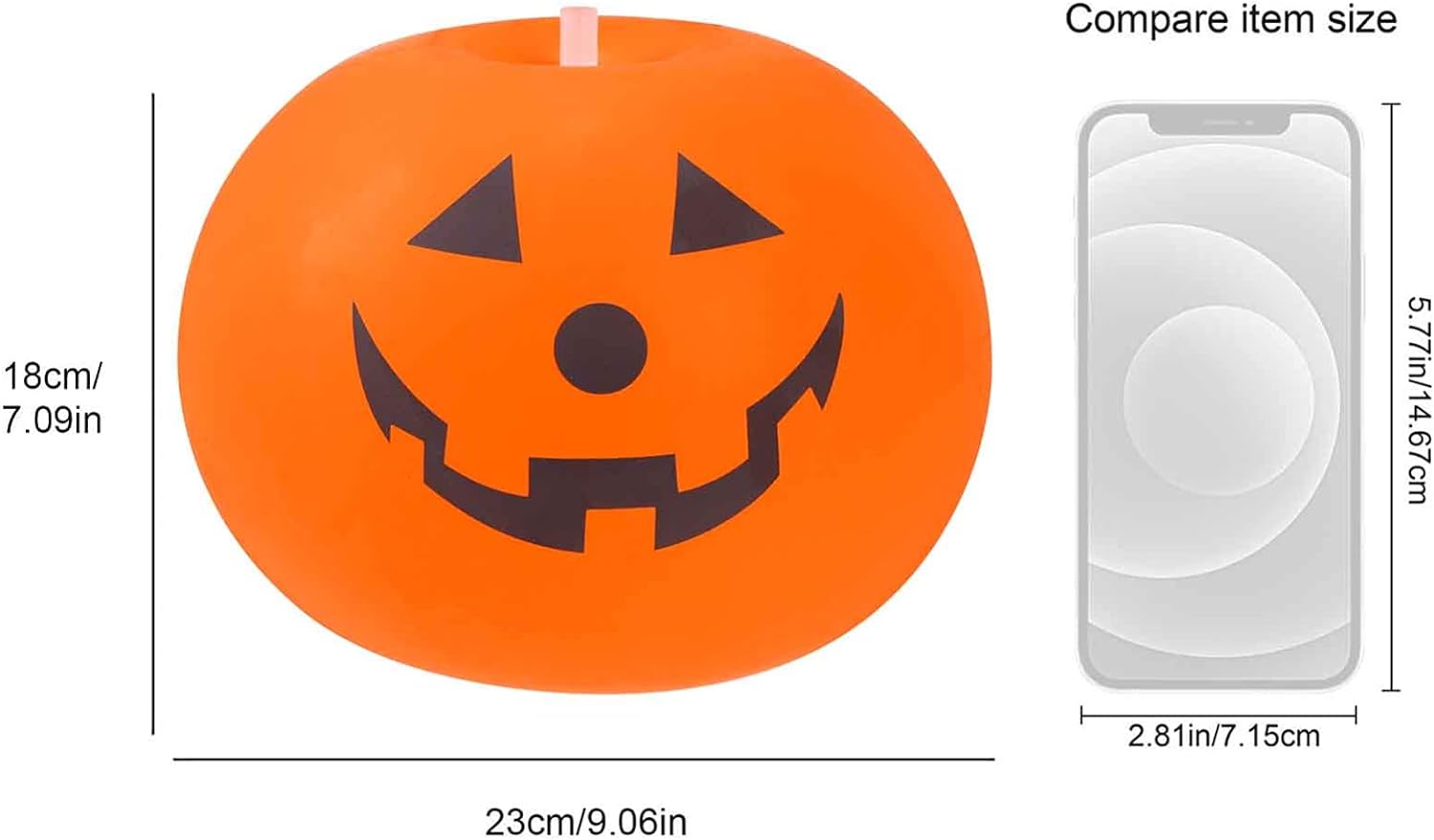 Pumpkin Led 3D Balloon Lamp Set (1pc) - Preppy Kids (Grand Bazaar)