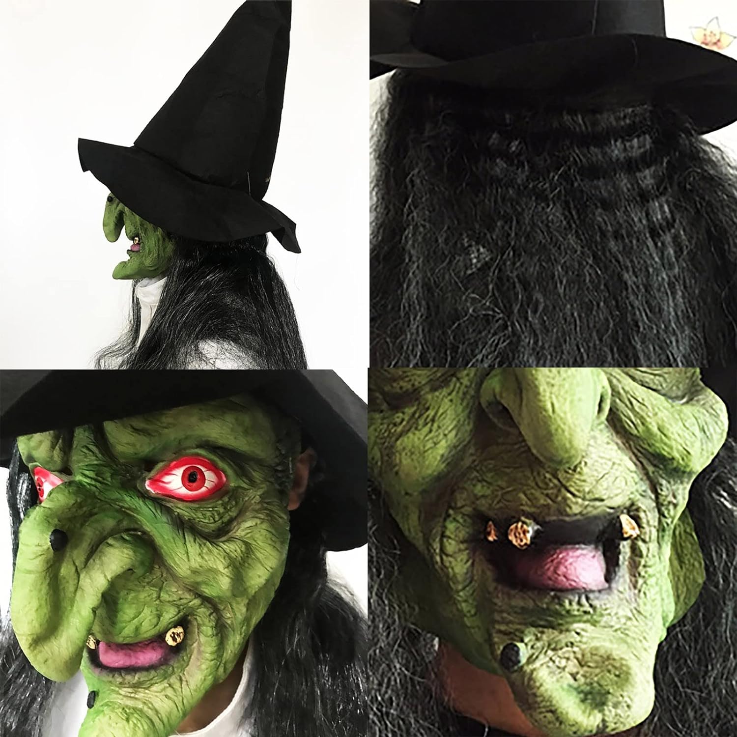 Witch Horror Halloween Face Mask