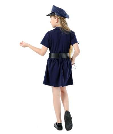 Police woman girl female Costumes (Ages 3 to 8 years old) Officer - Preppy Kids (Grand Bazaar)