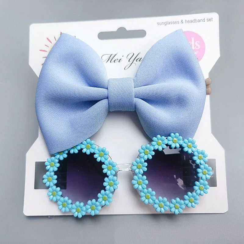 Cute Toddler Shades & Bow - Preppy Kids (Grand Bazaar)