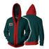 Spiderman Green Miles Morales Hoodie Zipper - Preppy Kids (Grand Bazaar)