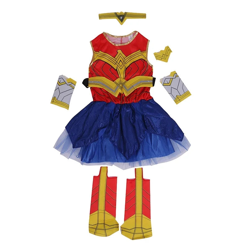 Wonder Woman Kids Costume cosplay outfit