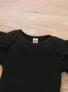 Plaid Skirt Outfit black and red Christmas - Preppy Kids (Grand Bazaar)