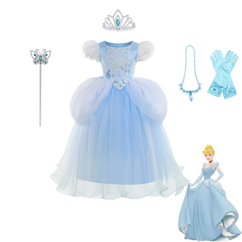 Cinderella Princess Cosplay Costume dress Preppy Kids Trinidad Cinderella Princess Cosplay Costume dress Preppy Kids Trinidad
