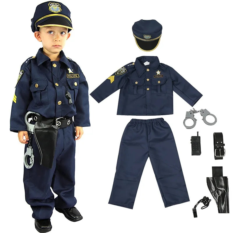 Policeman Costumes  (Ages 3 to 7 years old) Officer career day outftit