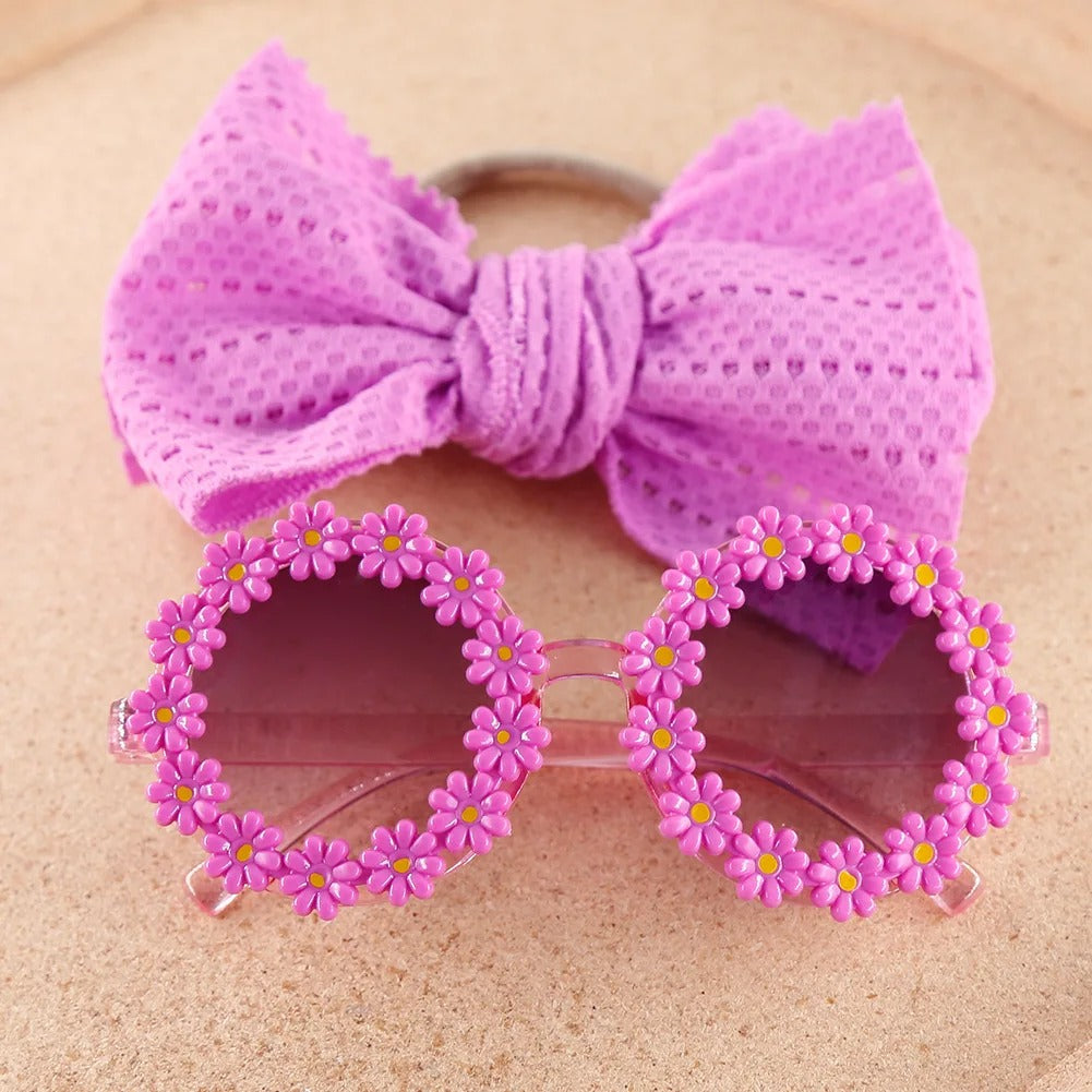 Cute Toddler Shades & Bow - Preppy Kids (Grand Bazaar)