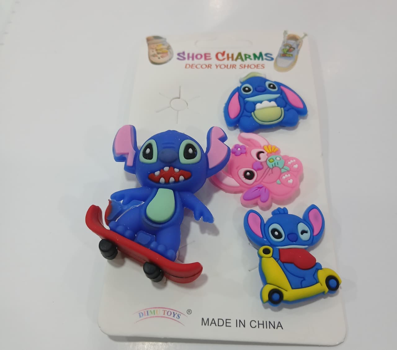 Stitch Croc Charms Set (4pcs)