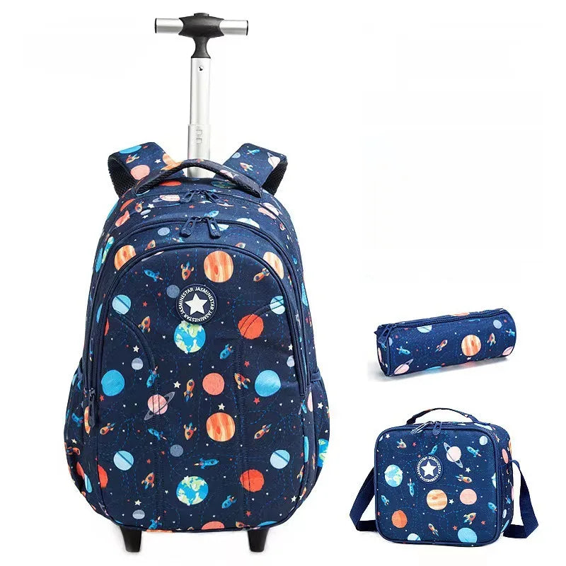 Space Universe Trolley 3pc Bag set - Preppy Kids (Grand Bazaar)