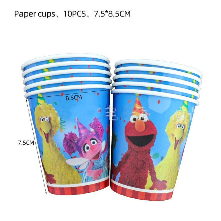 Sesame Street Cups 10pcs