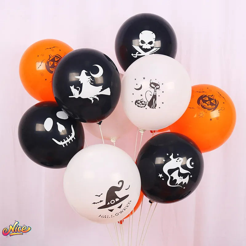 Halloween 10pc Latex Balloons 2nd edition - Preppy Kids (Grand Bazaar)