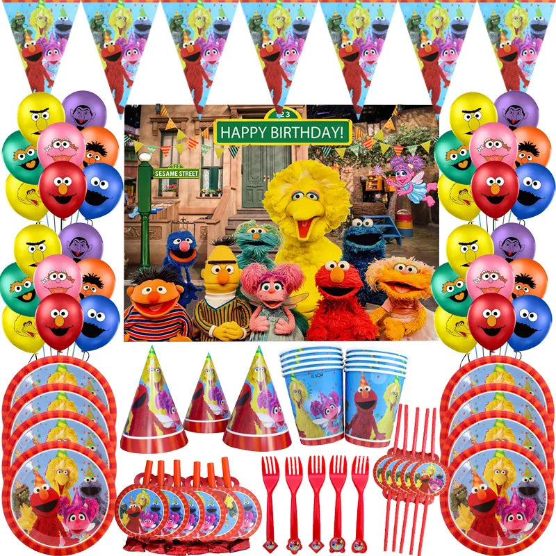 Elmo Sesame Street Ultimate Party Package - Preppy Kids (Grand Bazaar)