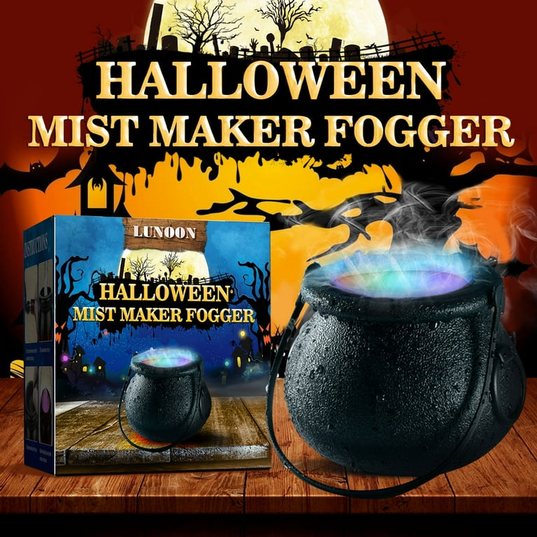 Mist Maker Halloween Lamp Pot Witch mini pot fogger - Preppy Kids (Grand Bazaar)