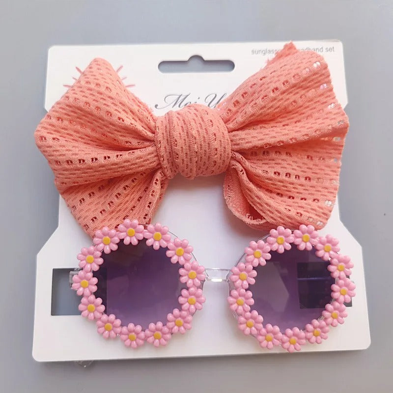 Cute Toddler Shades & Bow - Preppy Kids (Grand Bazaar)
