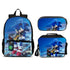 Sonic Traffic Light Edition set (3PC) USB Cable included & port (Front zipper , upgraded lunch bag) No. 4 - Preppy Kids (Grand Bazaar)