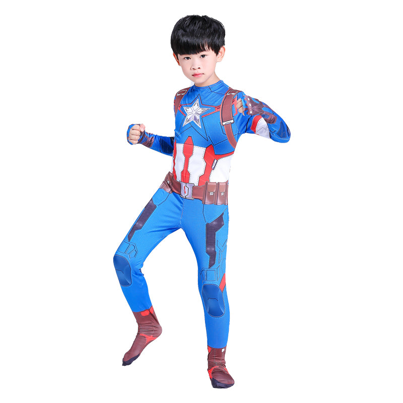 Captain America Costume (Light UP mask and sound - Preppy Kids (Grand Bazaar)