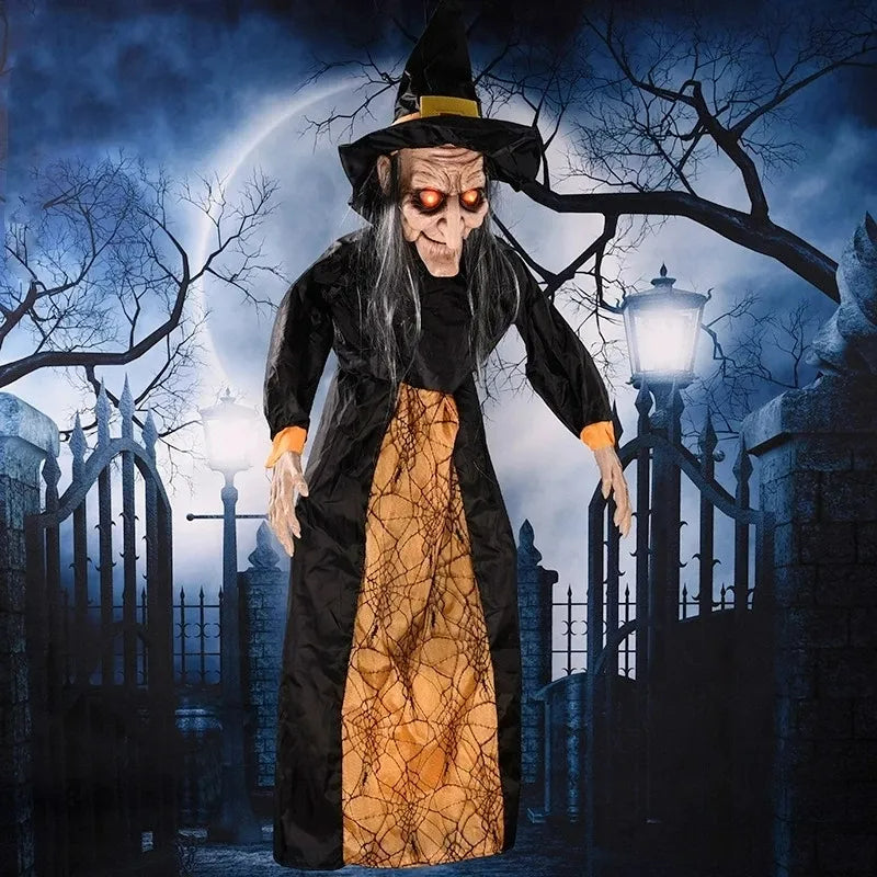 Halloween Voice Controlled Horror Electric Halloween Witch - Preppy Kids (Grand Bazaar)