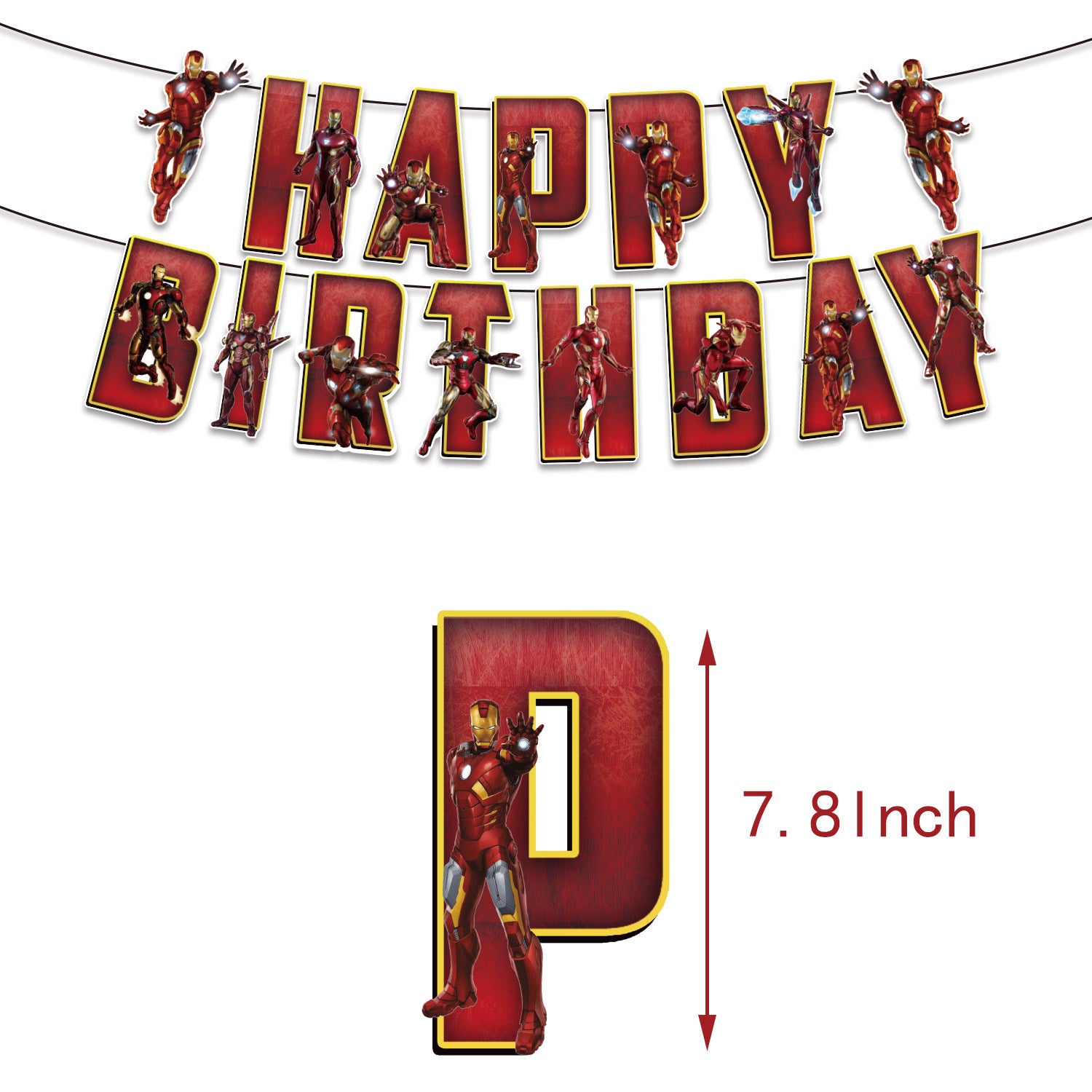 Iron Man Party Decorations - Preppy Kids (Grand Bazaar)