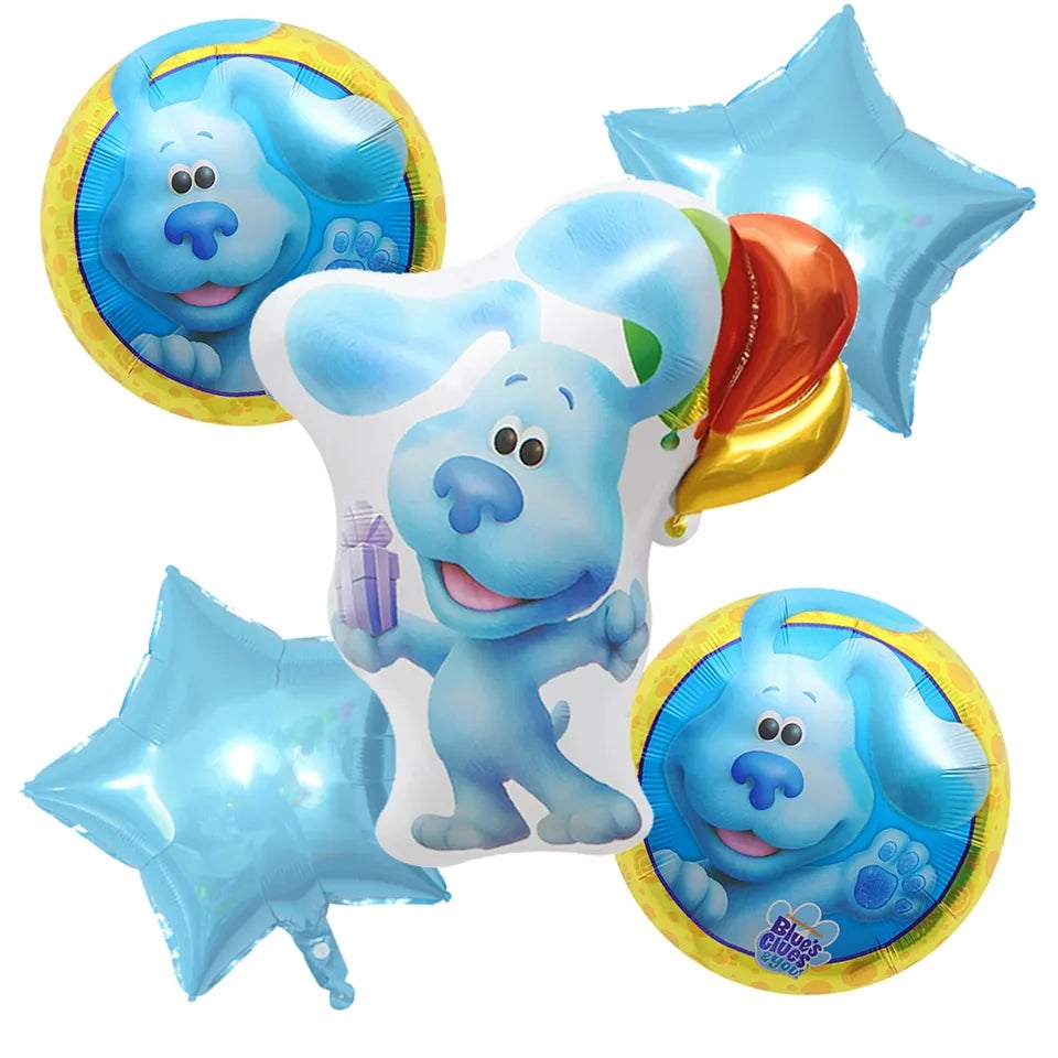 Blues Clues 5pc Foil Balloon set