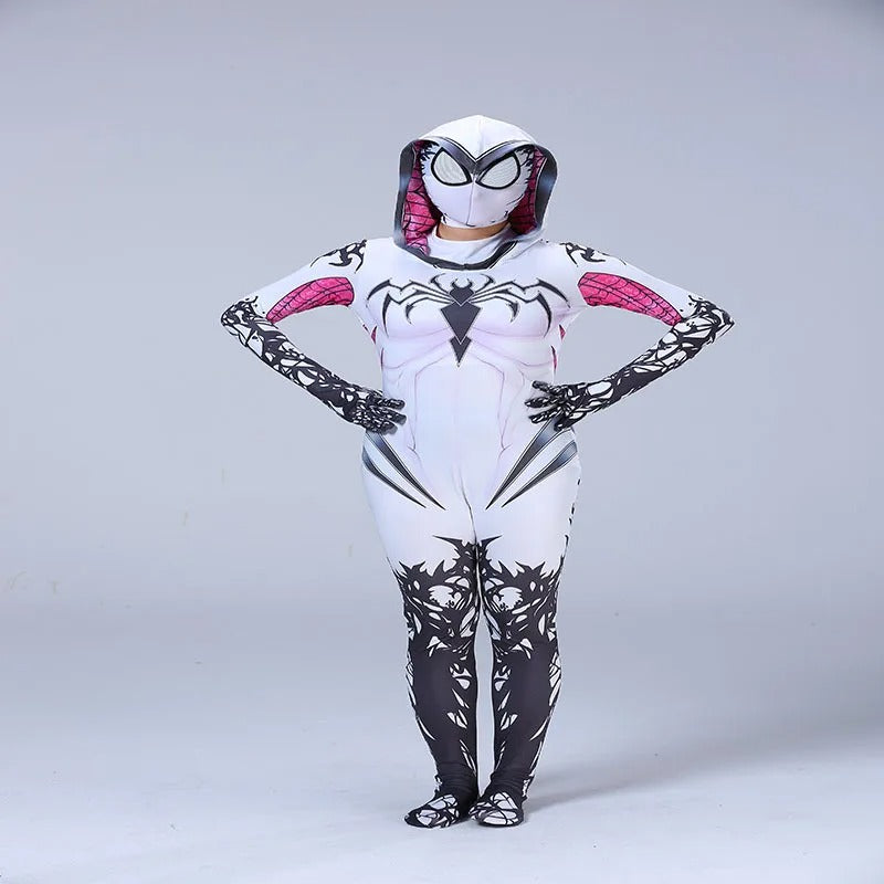 Spiderman Gwen 2nd Bodysuits Cosplay outfit costume - Preppy Kids (Grand Bazaar)