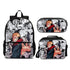 Jujutsu Kaisen Yuji Itadori set (3PC) (Front zipper , upgraded lunch bag) No. 4 - Preppy Kids (Grand Bazaar)