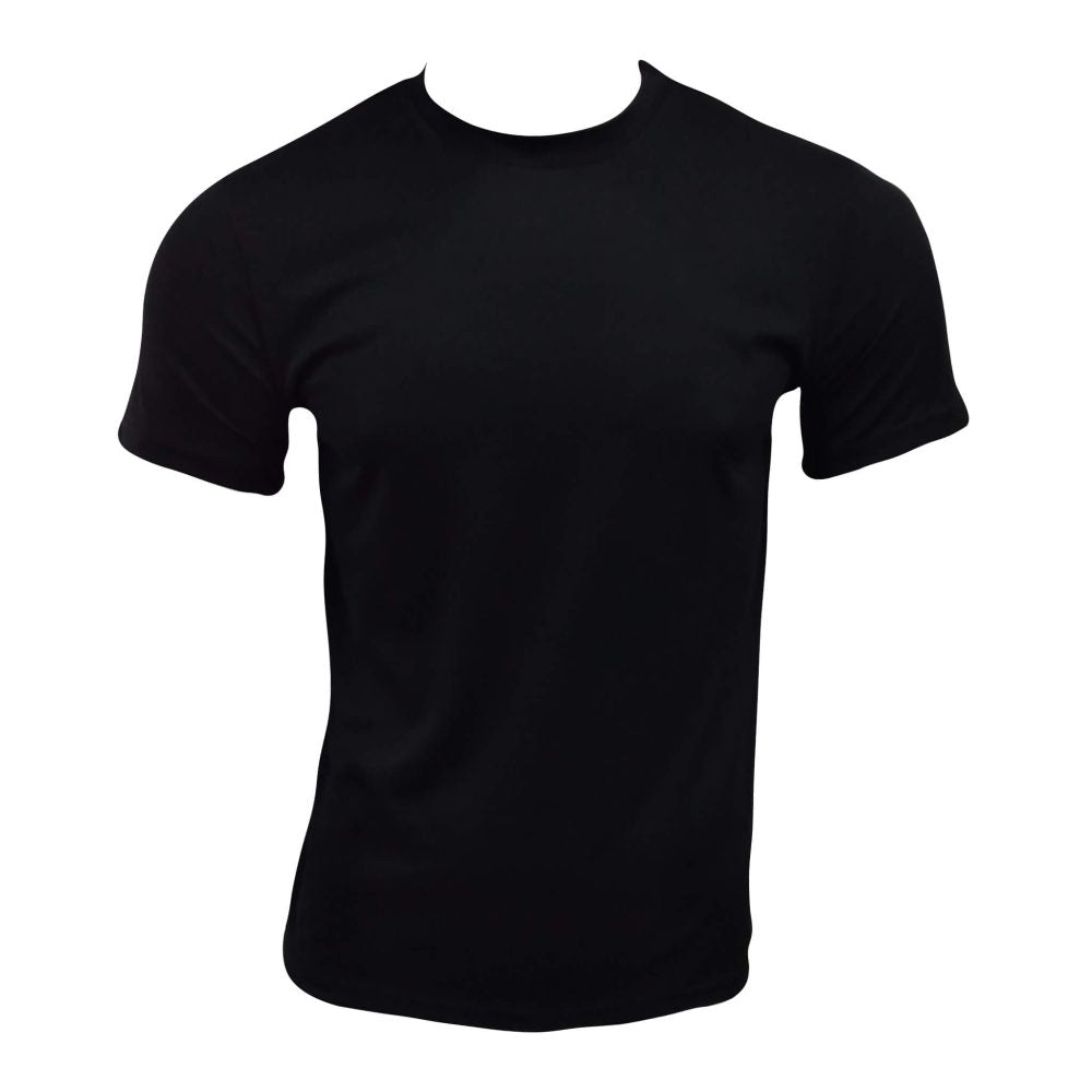 Plain Black Cotton M2 Gear Tshirt