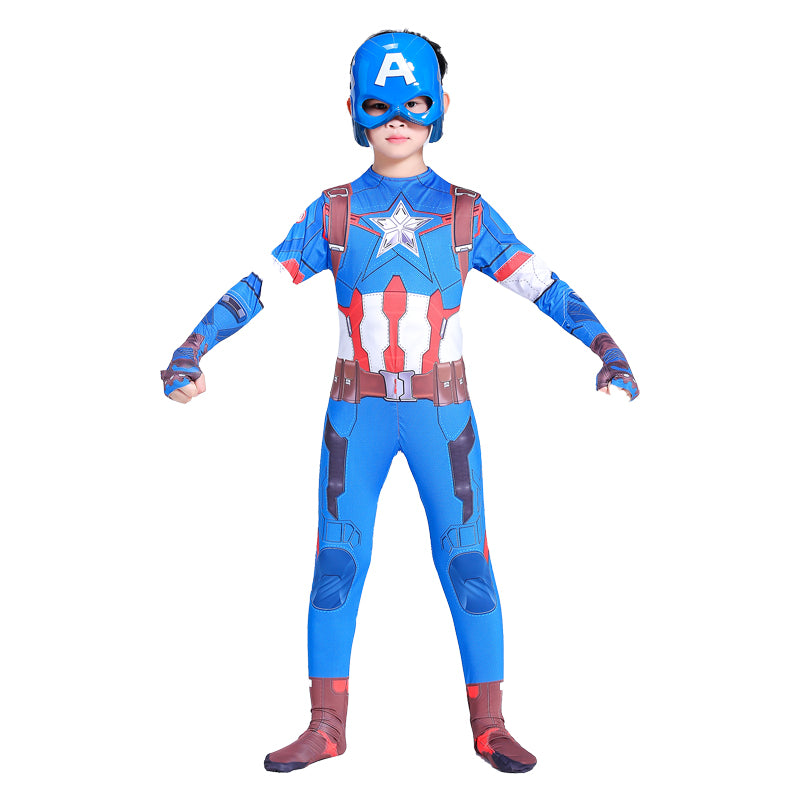 Captain America Costume (Light UP mask and sound - Preppy Kids (Grand Bazaar)