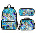 Dragon Ball Z Vegeta Edition set (3PC) USB Cable included & port(Front zipper , upgraded lunch bag) No. 4 - Preppy Kids (Grand Bazaar)