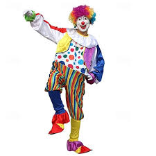 Adult Circus Clown Cosplay Costume