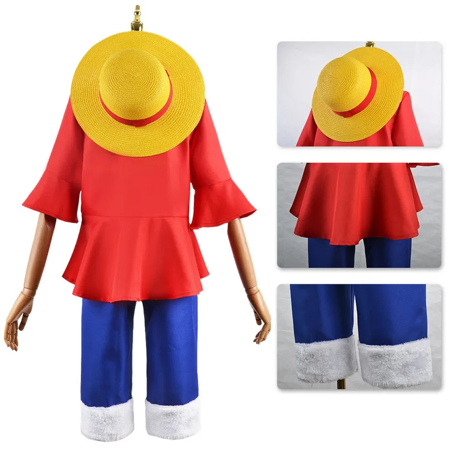 Luffy One Piece Anime Costume - Preppy Kids (Grand Bazaar)