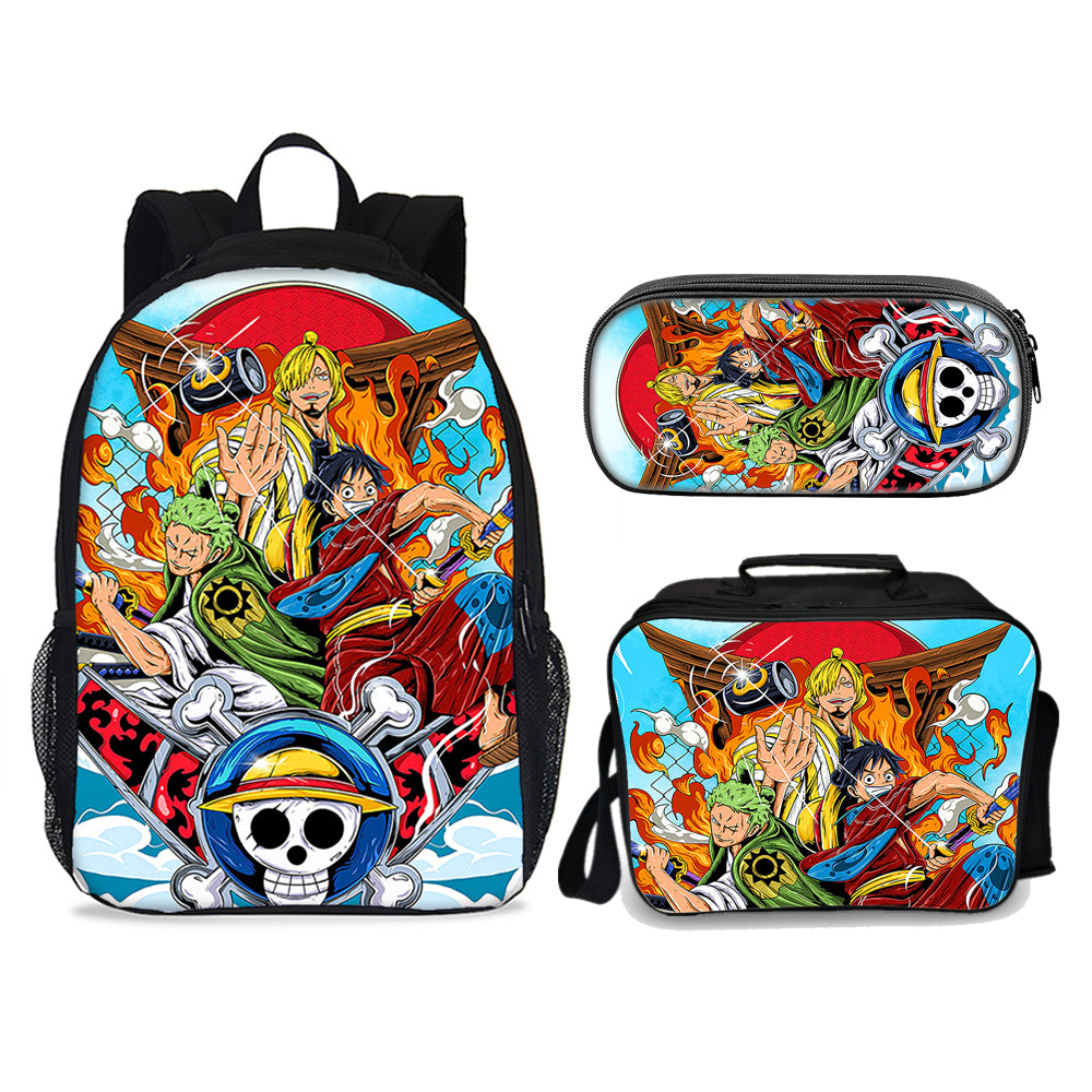 One Piece Team Edition set Luffy (3PC) (1 compartment) No. 2 - Preppy Kids (Grand Bazaar)