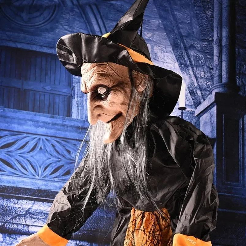 Halloween Voice Controlled Horror Electric Halloween Witch - Preppy Kids (Grand Bazaar)