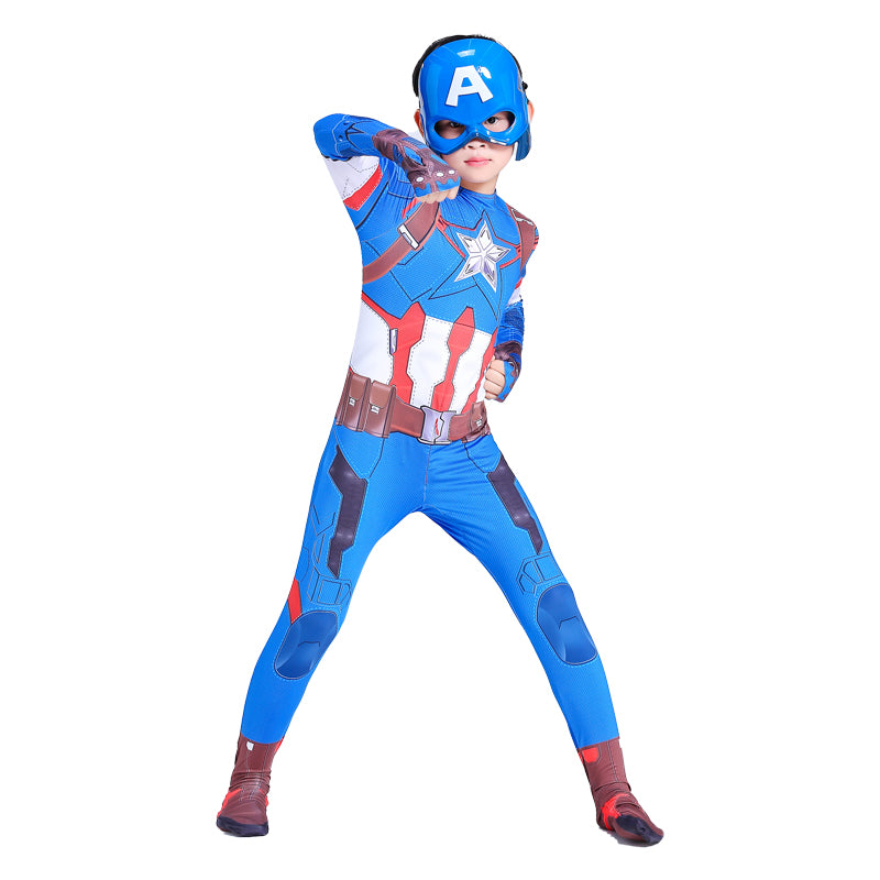 Captain America Costume (Light UP mask and sound - Preppy Kids (Grand Bazaar)