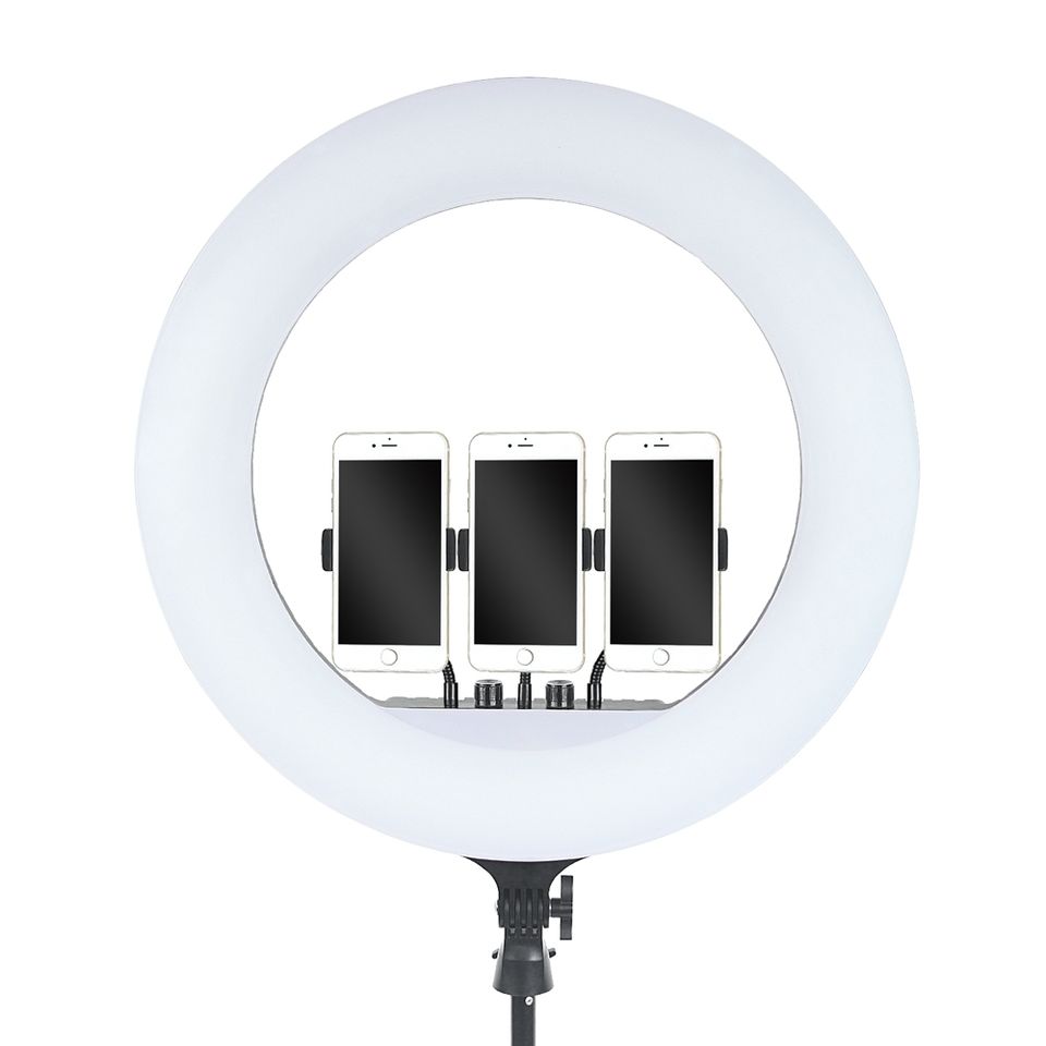 18 Inch Professional Photo Studio Portable Photography Ring Light LED Video Light with Tripod Stand for Makeup Youtube