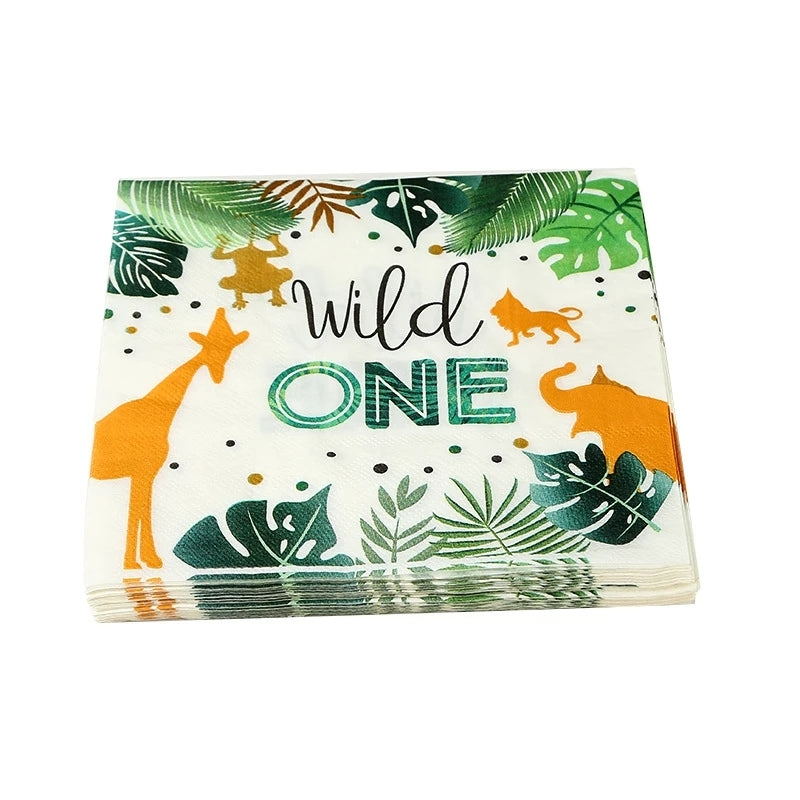 Wild One Birthday Party Ultimate package Safari Jungle - Preppy Kids (Grand Bazaar)