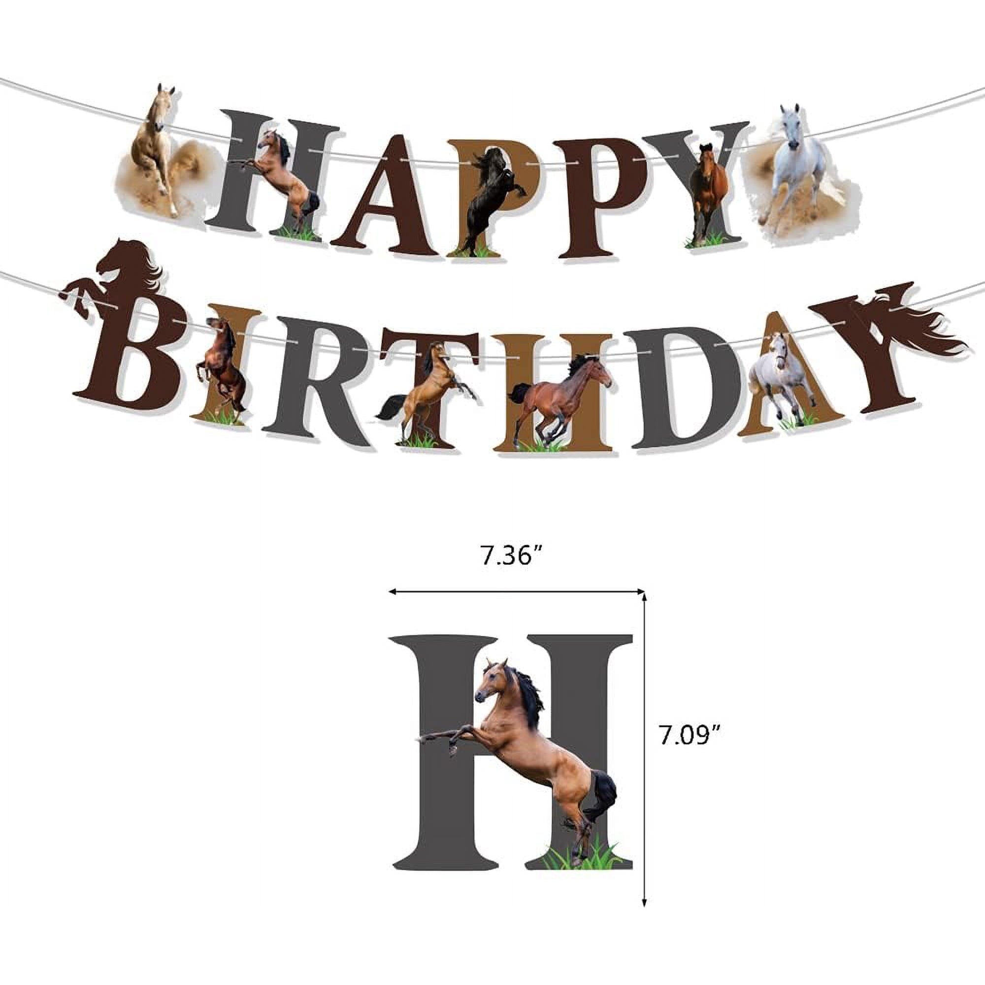 Horse Animals Party decoration package - Preppy Kids (Grand Bazaar)