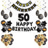 50th Birthday Party package (Black and Gold) - Preppy Kids (Grand Bazaar)