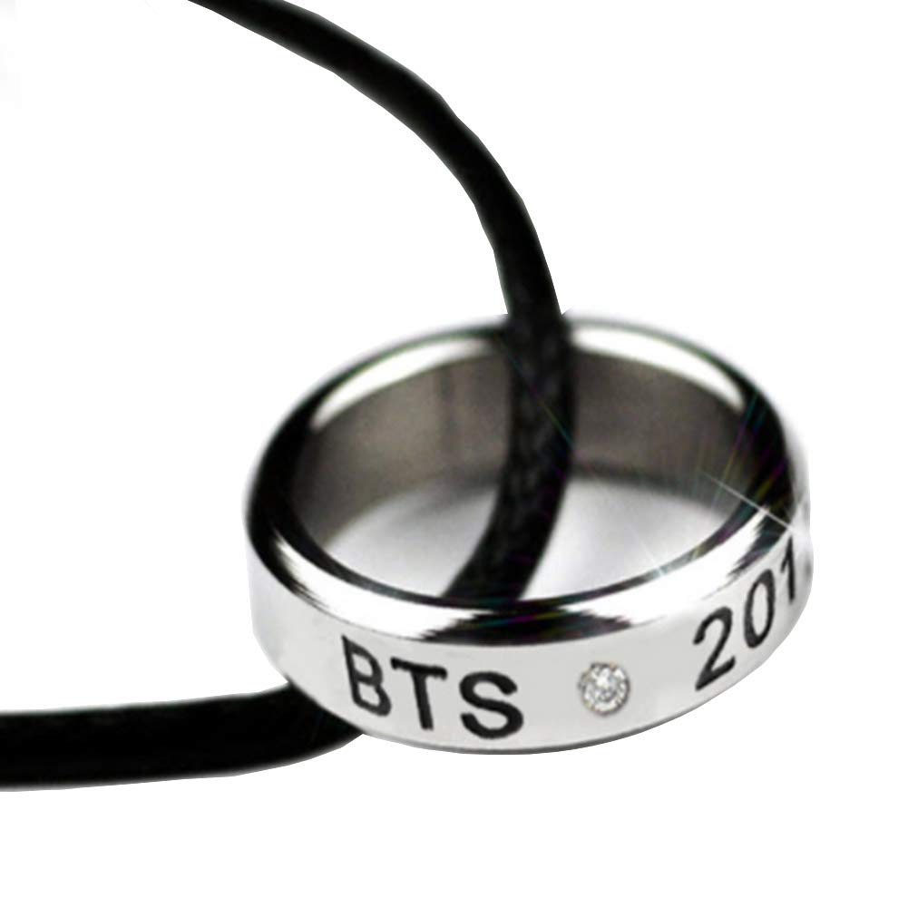 BTS Band Ring with Chain - Preppy Kids (Grand Bazaar)