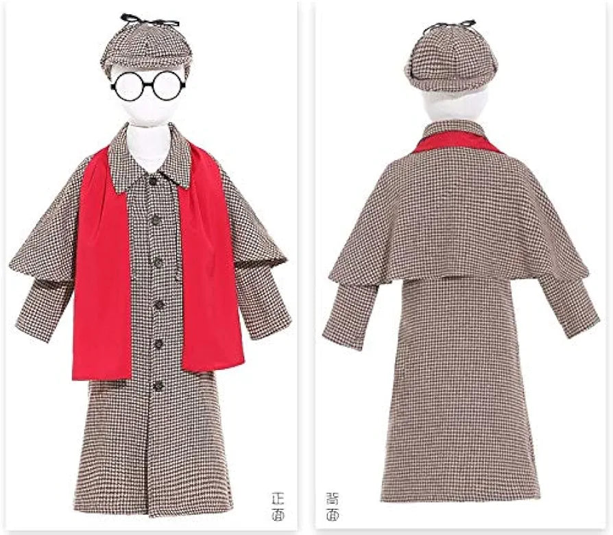 Detective Sherlock Holmes Costume Career Day outfit