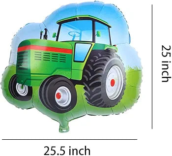 Green Tractor Farm Foil Balloon - Preppy Kids (Grand Bazaar)