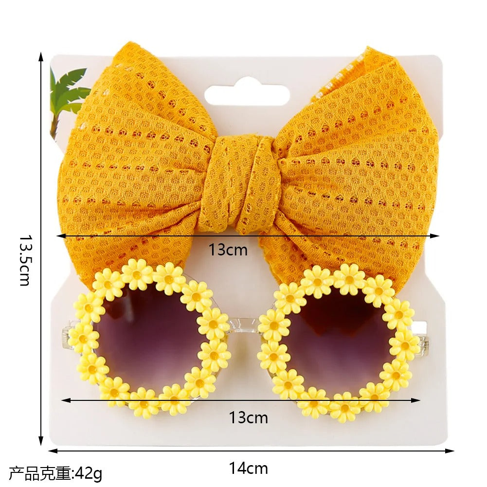 Cute Toddler Shades & Bow - Preppy Kids (Grand Bazaar)