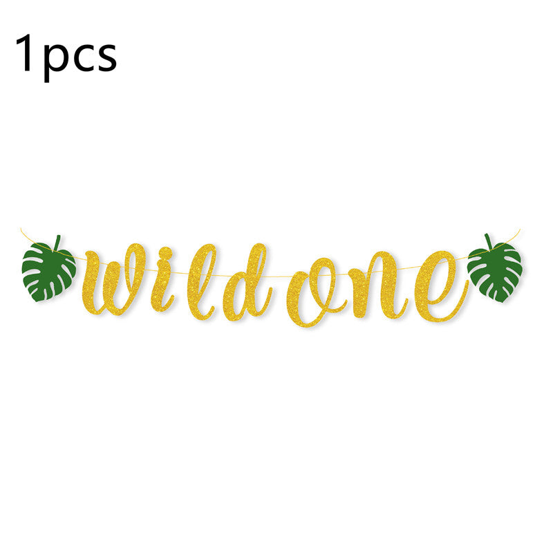 Wild One Birthday Party Ultimate package Safari Jungle - Preppy Kids (Grand Bazaar)