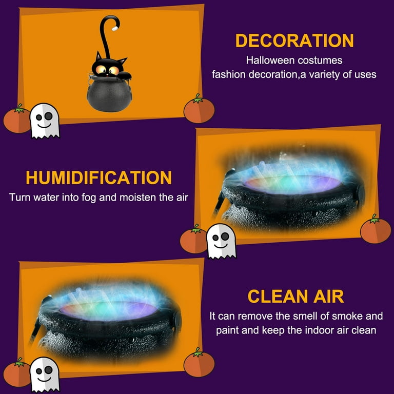 Mist Maker Halloween Lamp Pot Witch mini pot fogger - Preppy Kids (Grand Bazaar)
