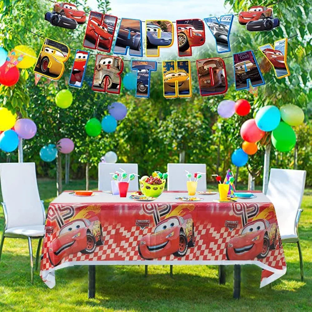 Cars Lightning Mc Queen Tablecloth - Preppy Kids (Grand Bazaar)
