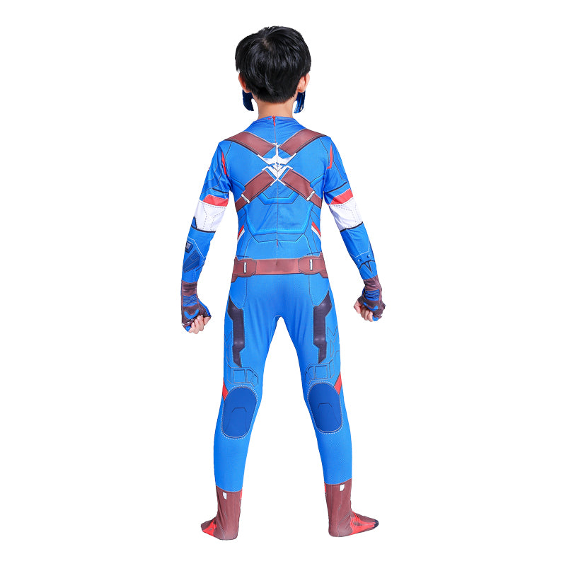 Captain America Costume (Light UP mask and sound - Preppy Kids (Grand Bazaar)