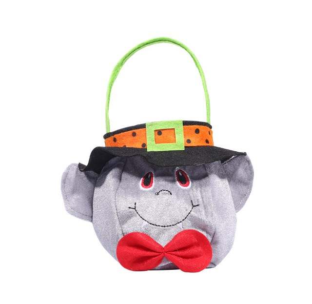 Halloween Tote Pouch Sack Candy Gift Bag Mini Handbag - Preppy Kids (Grand Bazaar)
