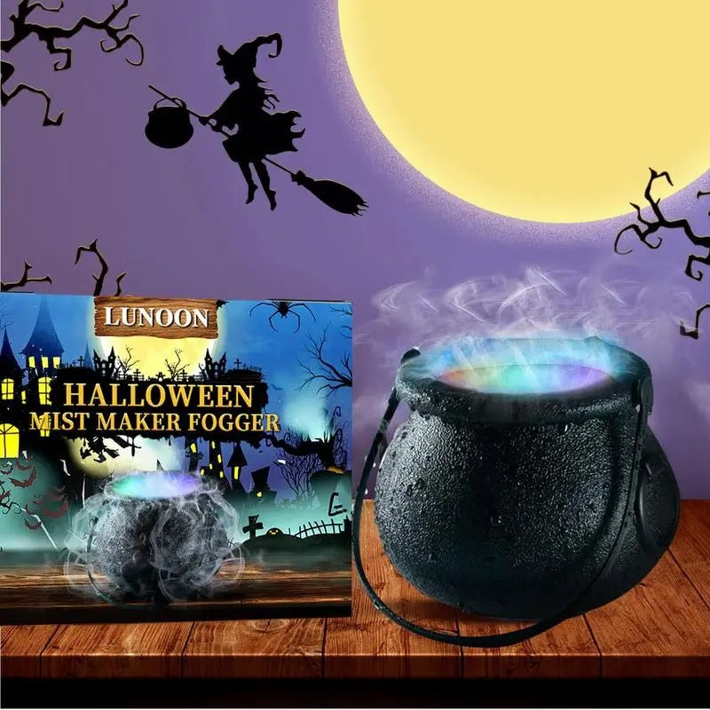 Mist Maker Halloween Lamp Pot Witch mini pot fogger - Preppy Kids (Grand Bazaar)